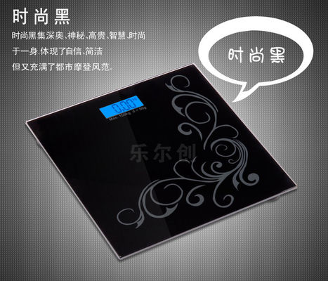 fashionable digital electronic Bathroom Body Scales black colored