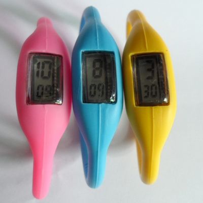Unisex Silicone Wristband Watch , Sports Rubber Jelly Ion Waterproof Bracelet Wrist Watch