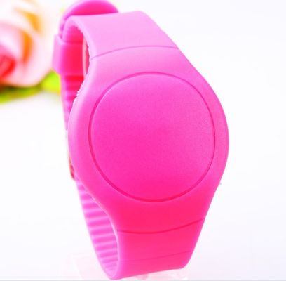 Digital Touch Screen Silicone Wristband Watch , Led Watches For Gift