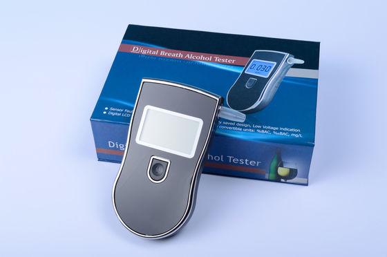 Blue Backlight  lcd digital alcohol breath checker / breath alcohol testing equipment