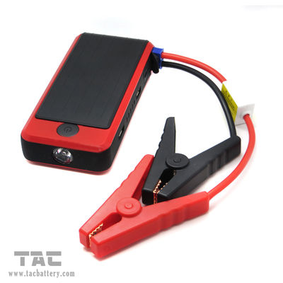 Double USB portable power bank car jump starter 12000mah in Red