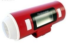 Podómetro de conteo de pasos de antorchas de LED