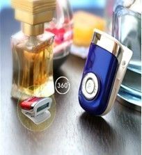 Cobalt Blue Personalized Calorie Counter Pedometer with Belt Clip