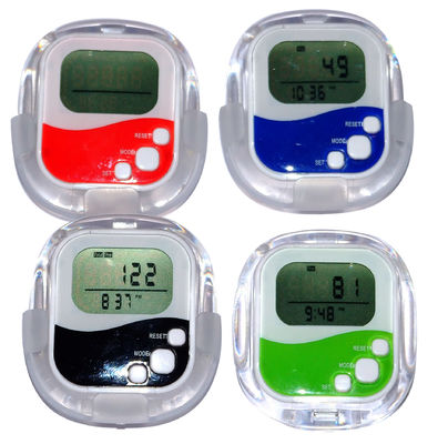 डिजिटल घड़ी चुप 3 डी G18 Pedometer स्वनिर्धारित लोगो के साथ कैलोरी कदम