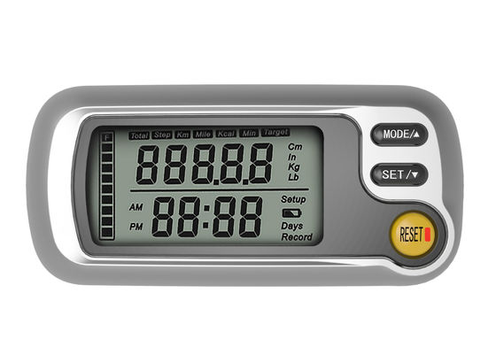 Elektronik 3D Senor Langkah Kontra Pedometer akurat berbunyi X, YZ Planes