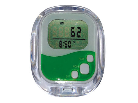 عداد الخطى خطوات السعرات الحرارية عداد مع ساعة DC 3V ملابس في جيبك
