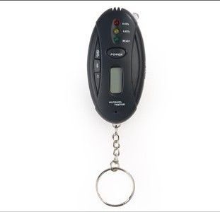 소형 LED 디지털 방식으로 흡입은 keychain를 가진 알콜 검사자를 지도했습니다