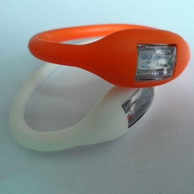 Reloj ambiental de la pulsera del silicón con la impulsión electrónica, anti - vibración