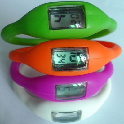 Reloj ambiental de la pulsera del silicón con la impulsión electrónica, anti - vibración