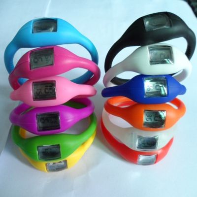 Reloj ambiental de la pulsera del silicón con la impulsión electrónica, anti - vibración