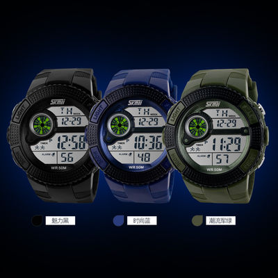 Nhật Phong trào đa chức năng Đồng hồ kỹ thuật số, Outdoor Sport cổ tay Watch