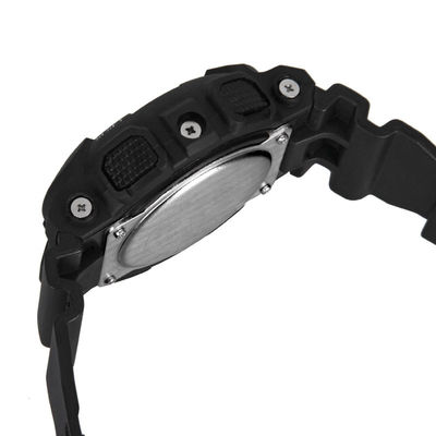 पुरुषों के लिए काले खेल पोर्टेबल डिजिटल घड़ी अलार्म स्टॉपवॉच समारोह