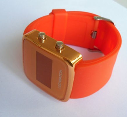 Dauerhafte bunte Silikon-Manschetten-Uhr-/Silikon-Armband-Uhren