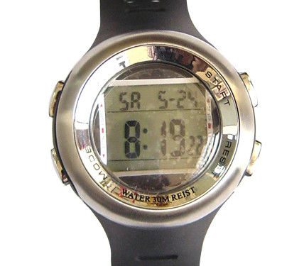 PU ατόμων διπλό χρονικό ηλεκτρονικό ρολόι ρολογιών συναγερμών πορπών ψηφιακό δομένος