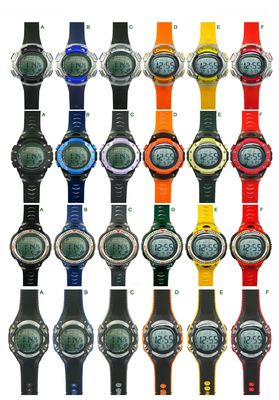 जर्मनी रेडियो नियंत्रण पुरुषों पोर्टेबल डिजिटल घड़ी धातु प्रकरण