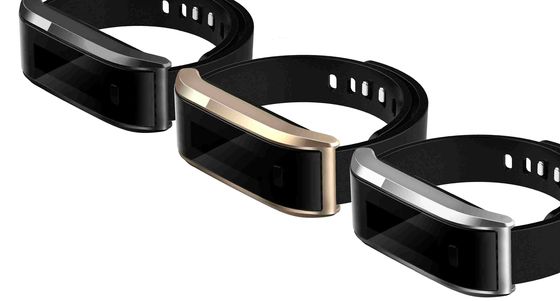 Unisex đa chức năng kỹ thuật số màn hình OLED Watch, nhôm hợp kim Rubber Band Bluetooth Smart dõi