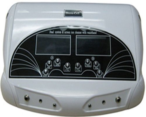 O bio íon limpa a máquina do Massager dos termas do pé da desintoxicação com correia infravermelha