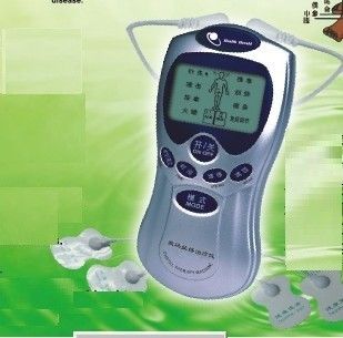 Kleine Elektrische de Machinetientallen Massager met Blauw Licht, LCD van de Impulstherapie