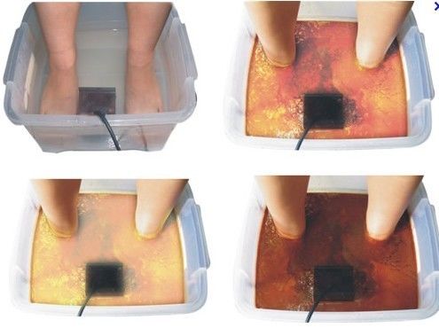 Bens do ABS dos termas do pé da desintoxicação do íon da terapia de THENS com as duas almofadas da terapia