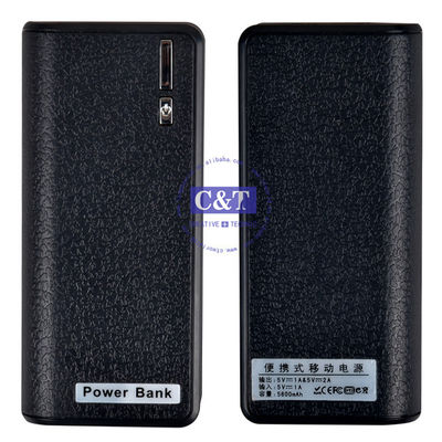 المستطيل فون 6 بنوك كهربائية محمولة، 5600mAh شاحن بطارية خارجية حزمة