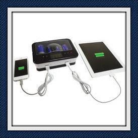 Cargador universal del acumulador alcalino del LCD, banco portátil del poder