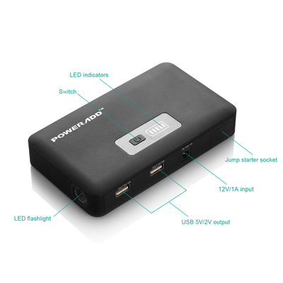 Komórka Bateria zapasowa Ładowarka 7800mAh Car Jump Starter z latarką LED