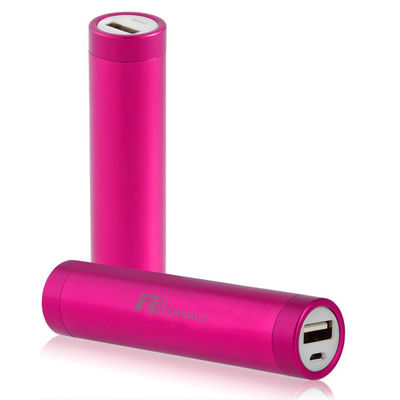 سامسونج العالمي المحمولة قوة البنك 2600mAh ل، ميني USB أحمر الشفاه شاحن محمول
