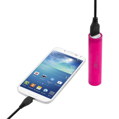 سامسونج العالمي المحمولة قوة البنك 2600mAh ل، ميني USB أحمر الشفاه شاحن محمول