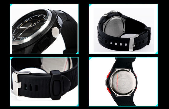 Lady Okrągły wielofunkcyjna Analogowy Cyfrowy Wrist Watch Z godzinowe Chime