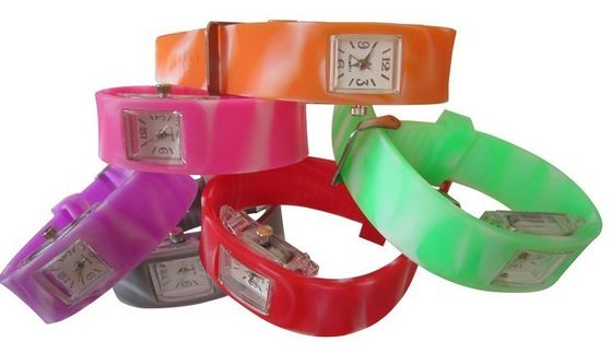 Casual Stylowe LED Cyfrowy Wrist Watch Elastyczne Ruch dla chłopców / dziewcząt