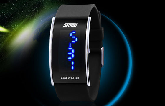 Unisex- LEIDEN Digitaal Polshorloge, Water Bestand Elektronisch Horloge