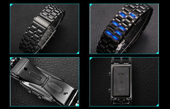 Chống nước LED kỹ thuật số cổ tay Watch, Iron Man Samurai Xem