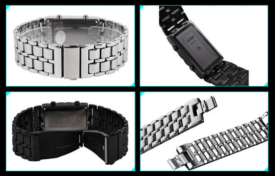 Skmei رجل حديد Samurai حمّم بركانيّة led ساعة, led Digital wristwatch