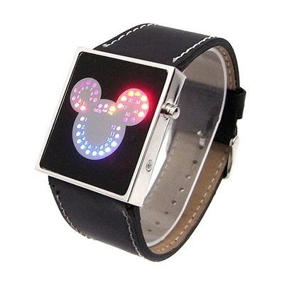 khả năng chịu nước đỏ faceless dẫn hồ đeo tay kỹ thuật số cho phụ nữ