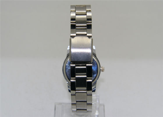 dây đeo bằng thép không gỉ Kim loại Strap Xem với bezel và đĩa giả