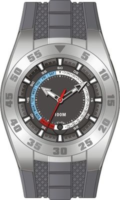 Gli orologi di calibratura di auto della cinghia del silicio, orologi di Digital più freschi si raddoppiano fascia oraria