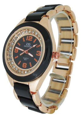 Analog Display Đen Nhật Bản Movt Quartz Xem Trendy Unisex Đồng hồ đeo tay