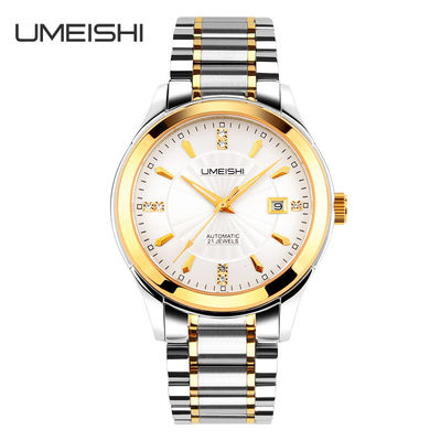 উচ্চ শেষ স্টেইনলেস স্টীল QuartzWatch কেস এবং চাবুক হার্ড চশমা কব্জি পুরুষ ওয়াচ