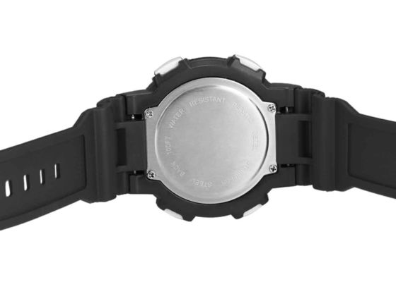 Relógio impermeável do esporte do OEM LCD com cronógrafo, rádio, alarme