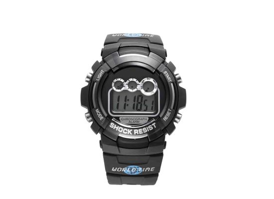 China Gerakan Tahan Air Sport Watch Dengan PU Strap / Stainless Steel Kembali Kasus