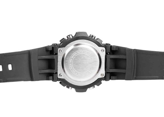 China Gerakan Tahan Air Sport Watch Dengan PU Strap / Stainless Steel Kembali Kasus