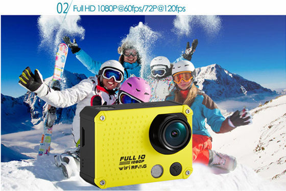 60 de meters maken de Camera1080p 4GB ~ 32GB Hoge Definitie 2.0 van de Sportenactie het“ waterdicht LCD Scherm