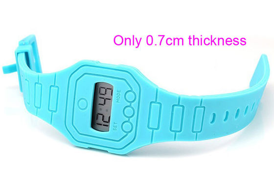 注文の防水青いシリコーンのバンドは昇進のギフトを見ます