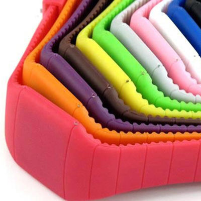 बच्चे उपहार टच स्क्रीन नेतृत्व में सिलिकॉन Wristband घड़ी, सिलिकॉन खेल देखो