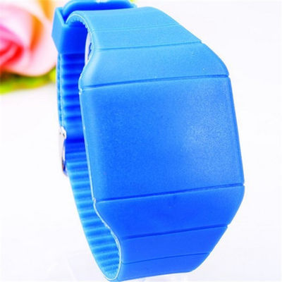 Cyfrowy LED Touch Sport Silicone Nadgarstek zegarka Wodoodporna Dla Dzieci