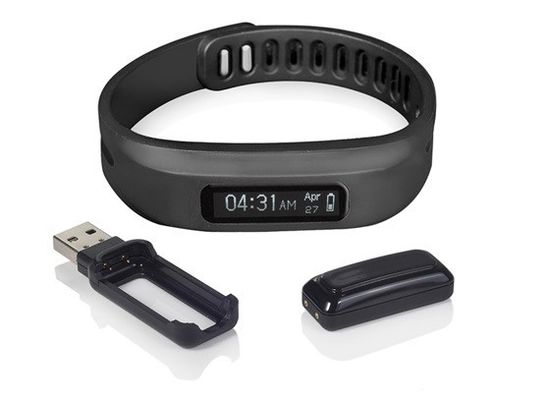 Braccialetto di orologio di Bluetooth dell'inseguitore di sonno del pedometro con il polsino del silicio