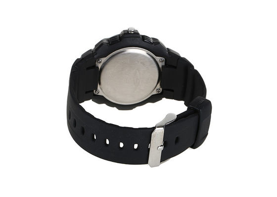 Hitam 30 M Waterproof LED Sport Digital Jam tangan Stainless Steel Kembali Kasus