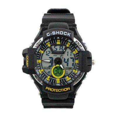 O silicone caçoa relógios de Digitas Multifunction/relógios frescos do esporte com G-Choque