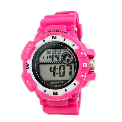 Профессионал wristwatch дам цифров цветастого диапазона PVC многофункциональный