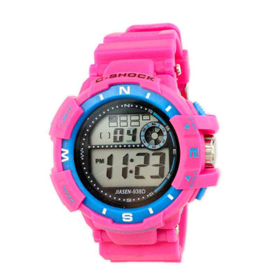 Профессионал wristwatch дам цифров цветастого диапазона PVC многофункциональный